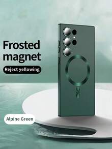 Luxury Matte Magnetic Shockproof Case For Galaxy S26 Ultra S26 Plus S26 Anti Drop Protective Cover - Burgundy - View 12