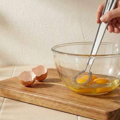 Cirelle 2PCS/1PC 7.87inch Stainless Steel Magic Hand Held Spring Whisk Mini Kitchen Eggs Sauces Mixer
