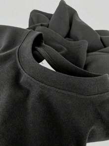 PAYEAH Woke Up S*Xy As H*Ll  Again-Shirt  (Single Piece)% Cotton 220g Heavy Cotton Shirt - 黑色 - 查看 5