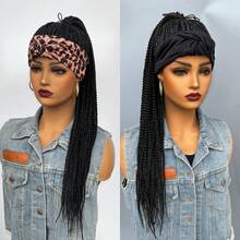 Women's Headband Wig African Dreadlocks Ponytail Synthetic Full Cap Wigs For Daily Wear - Multicolor - View 10