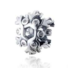 1pc Cubic Zirconia Silver Plated Charm Beads Set For Bracelet DIY Jewelry - Multicolor - View 8