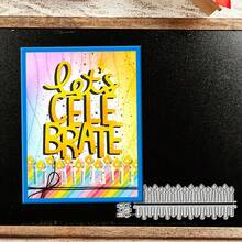 Creative Celebration Candle Dies, DIY Scrapbooking Album And Embossing Stencil, Greeting Card Making Tool, Card Paper Cutting Crafts ,Gift Card Making Template Die Cuts. - Silver - View 3