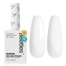 Beetles 15ml Hema Free Black Gel Polish – Silent Charm Audrey Color Long-Lasting Soak Off UV LED Glossy Manicure DIY Nail Art - 15Ml Hema-free White Rhythm - 查看 8