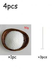200g/100g/50g White/Pink/Black Pearl Sand Wax Set, Wax Sand With Candle Wick, Elegant Wedding Floating Sand Wax, Pearl Wax Candle, Party Candle Decorations, Reusable Wax Sand, DIY Candle Decor, Suitable For Candle Making, Wedding Decoration, Birthday Party Candles, Main Image Party Decor - Multicolor - View 13
