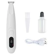 1 件装，带 LED 灯的狗狗爪子修剪器，超低噪音，狗狗修剪器美容套装，含替换刀头、旅行锁、USB Type-C 充电、可充电，宠物毛发修剪器，适用于小型犬猫的爪子、眼睛、耳朵、脸部、臀部等部位，日常美容，日常使用 - 查看 11