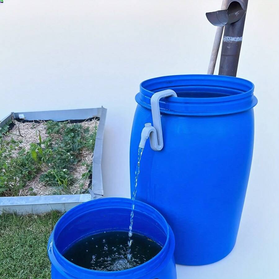 1pc Self-Priming Siphon Tube Kit - Rainwater Transfer & Overflow Solution, Automatic Drainage & Refilling, Emergency, Fish Tank, Swimming Pool, Gravity Flow, Tool For Home, Garden, Garage, No Power Consumption, Labor-Saving - A - View 1