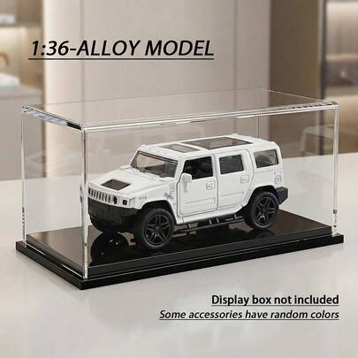 1:36 比例合金越野车模型，车门可开启，增添玩乐乐趣，是馈赠佳品或办公桌摆件收藏品的完美之选。