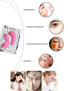 20片装保湿凝胶眼膜，滋润保湿，淡化细纹，紧致眼周肌肤，护理眼部，提亮肤色，舒缓眼周肌肤，男女通用 - 眼貼 - 查看 3