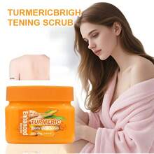 Turmeric Body Glow Scrub, Gentle Exfoliating Body Polish With Natural Turmeric Extract, Deep Cleansing & Skin Brightening, Smooths & Softens Skin, Suitable For Daily Use, Ideal For All Skin Types, Helps Improve Skin Texture & Radiance, Perfect For A Spa-Like Experience At Home - Turmeric - View 3