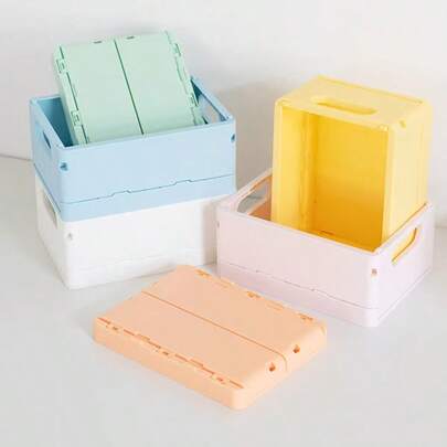 1 pieza Organizador de escritorio de papelería, Joyero de escritorio de plástico, Adecuado para oficina en el hogar