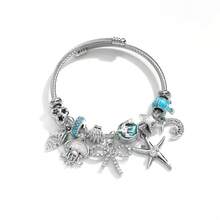 1pc Panjia New Cute Octopus Bracelet For Women, Cartoon Rhinestone Bow Pendant Adjustable Fashion Bangle - Octopus Bow - View 8