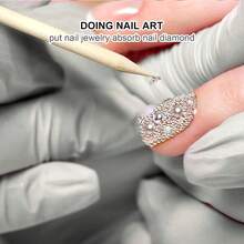 200 Pieces Of Orange Wood Nail Sticks - Double-Sided Keratin Layer Pusher And Remover, Multi-Functional Manicure And Pedicure Tools, Nail Sticks - Apricot - View 8