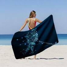 1 chiếc khăn tắm/khăn đi biển bằng sợi microfiber siêu nhẹ dành cho người hâm mộ khúc côn cầu trên băng, thích hợp cho mùa hè. - 1 - Xem 6