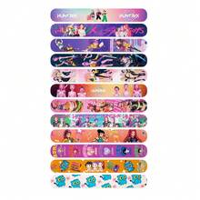 4pcs Cartoon K-POP Clapper Bracelets, Anime Clapper Bracelets, Birthday Party Supplies, Photo Props, Holiday Gifts - Multicolor - View 11