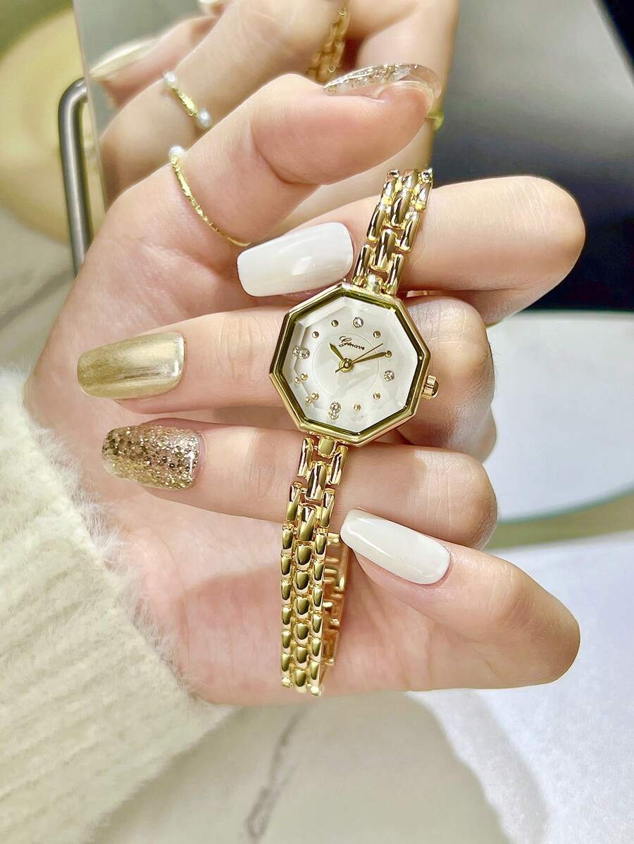 LIANDU LIANDU 女士时尚石英表，款式新颖，功能多样，设计小巧优雅，适合日常佩戴，也是生日礼物、返校礼物、感恩节礼物、浪漫场合礼物的理想之选。