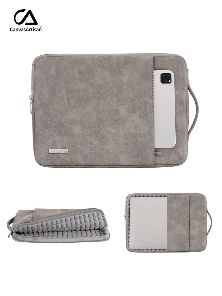 Shockproof Office Bag Slim PU Laptop Sleeve Fashion Notebook Protection Bag Compatible With Lenovo HP