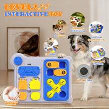 Interactive Dog Puzzle Toy Promotes Mental Stimulation & Slow Feeding, Suitable For All Breeds, Healthy Diet Design, Battery-Free - Multicolor - View 5