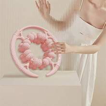 1pc Ergonomic Leg Massage Roller With 32 Rollers, For Calf And Thigh Muscle Relaxation Massage - Multicolor - View 2