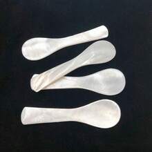 Natural Conch Shell Ice Cream Coffee Spoon Caviar Spoon Seashells Stirring Spoons Teaspoon Kitchen Tool - View 1