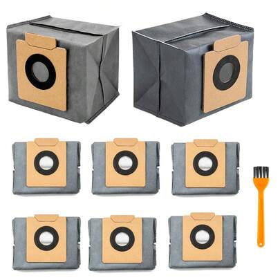 适用于 X8 Pro / X10 Pro Omni 的集尘袋，四层强力防护，3L 大容量，持久耐用，附带小型清洁刷