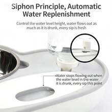 Heart-Shaped Moisture-Proof Dual-Use Pet Bowl, Suitable For Small/Medium Dogs And Cats, Automatic Water Dispenser And Food Bowl - 500ml - View 5