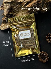 15克越南沉香木片，高含油量天然沉香，独特香气，持久留香，可作熏香，100%纯天然无添加剂，油润饱满，香气浓郁，优质沉香，适用于电子香薰机，有助于放松身心、集中注意力、瑜伽练习、招待客人，亦可作为礼品。 - 沉香片 - 查看 4