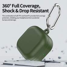 Suitable For Galaxy Buds 4/4Pro, A Minimalist Business-Style, TPU Material With Textured Leather Surface Wireless Earphone Protective Case. - Multicolor - View 4