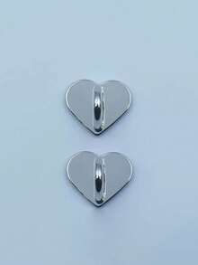Alloy Heart Shaped 2pcs Star Moon Metal Snap Buttons Suitable For DIY Phone Case Lanyard Accessories Phone Straps Phone Case Bag Hardware Accessories Keychains Keyring Clips Smartphone Chains Handmade Decorative Accessories Smartphone Lanyards Adhesive With No Trace Compatible With All Android Apple Series Phones Such As 17/16/15 Etc Birthday Gift Anniversary Party Etc. - Multicolor - View 8