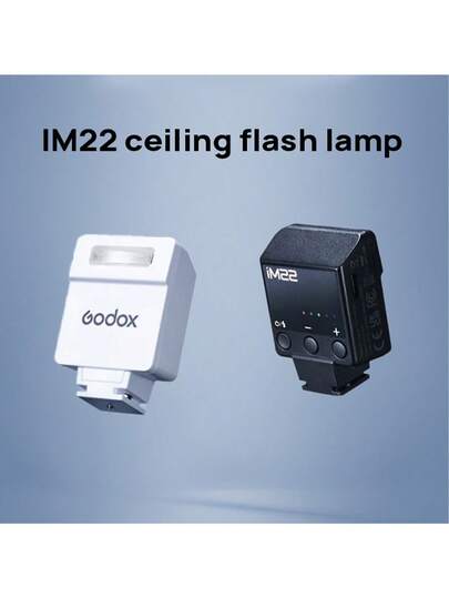 Godox Đèn flash IM22 là đèn flash máy ảnh đa năng nhỏ gọn, gắn trên đế máy ảnh, với năm mức độ điều chỉnh để chiếu sáng chính xác. Thiết kế nhỏ gọn, tiện lợi khiến nó trở nên lý tưởng cho chụp ảnh ngoài trời, nhiếp ảnh, chụp chân dung và máy ảnh không gương lật.