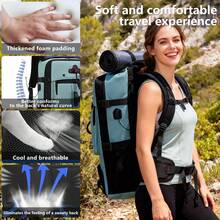 YSTYLE EasyJet Hand Luggage Backpack 40x25x18cm/46x30x23cm Unisex Cabin Bag 15.6 Inch Laptop Backpack With USB Charger Hiking Daypack - Baby Blue - View 5