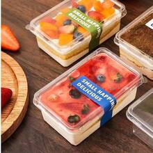 5/10/50pcs Transparent Tiramisu Cake Boxes, Suitable For Storing Desserts, Mousse, Pastries And Breads - Portable Food Storage Containers, Great For Home Gatherings, Camping, Birthday Parties - Transparent - View 9