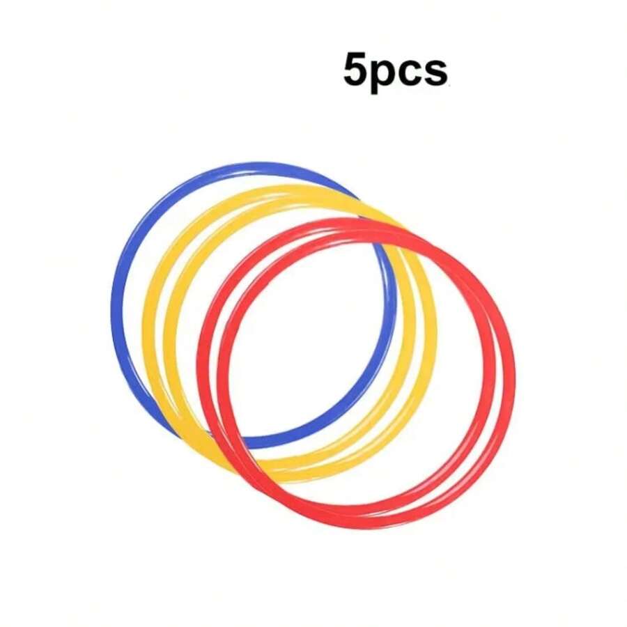 Durable Agility Training Rings, 5 Pcs, Portable Soccer Speed Agility Training Rings, Soccer Sports Training Equipment EWSK - 5pcs 38cm - View 1