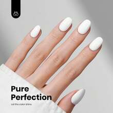 Beetles 15ml Hema Free Black Gel Polish – Silent Charm Audrey Color Long-Lasting Soak Off UV LED Glossy Manicure DIY Nail Art - 15Ml Hema-free White Rhythm - 查看 4