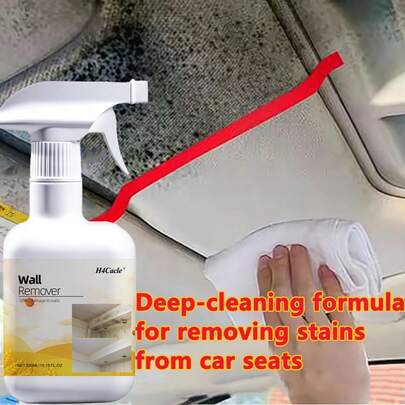H4Cacle Car Interior Cleaner, Powerful Stain Removal Without Damaging Interior, Car Interior Seats Stain Remover Odor Eliminator Ust Remover Seat Roof Dash Cleaning