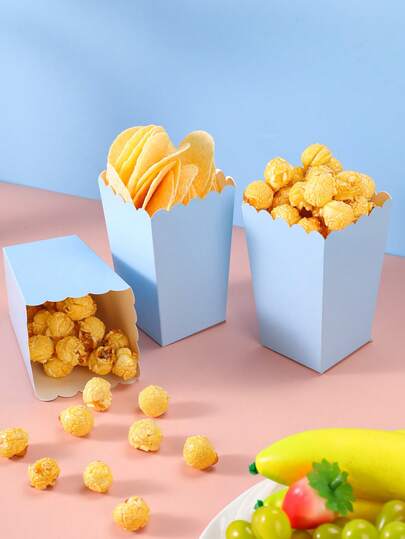 10/24 Engångstallrikar, Mugg, Popcornlåda, Matlådeset, Festtillbehör, Lämplig för 24 gäster, Engångspapperstallrikar Festservisset Lämplig för Födelsedag, Bröllop, Fest, Familjepicknick