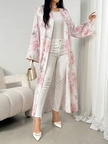 Bamglam Summer Tie-Dye Strapless Ruffle Hem Dress, Romantic Vacation Wear For Women - Multicolor - View 5