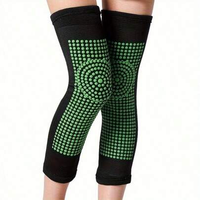1pc Extra Long Warming Arthritis Knee Brace, Unisex Breathable Knee Support For Home, Sports, Yoga, Pilates, Suitable For Most People (99.21-220.46 Lbs)
