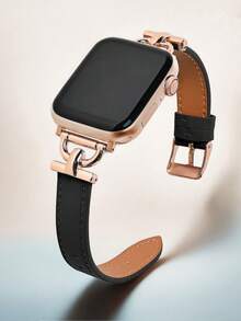 Dây đeo da tổng hợp hoàn toàn mới dành cho Apple Watch. Sang trọng và mỏng, có thể điều chỉnh độ dài, dễ sử dụng, thời trang và tinh tế, phù hợp với nhiều dịp khác nhau, và có khóa cài bằng thép không gỉ cao cấp. Được thiết kế đặc biệt dành cho nữ giới. Tương thích với dòng Ultra/11/10/SE/9/8/7/6/5/4/3/2/1 và tương thích với mặt đồng hồ 38/40/41/42/44/45/46/49 mm (Chỉ có dây đeo, không bao gồm đồng hồ và vỏ). - 38/40/41mm & 42mm (S10/11) - Xem 1
