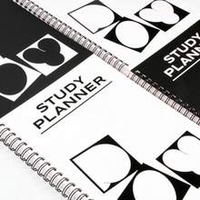 NC-P0259A Compatible N Notebook A5 Ring Type Learning Schedule Management Study - 白 - チェックする 6