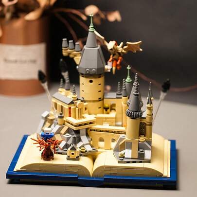 Castle House Building Blocks Toy, Architecture Building Blocks Toy, Collectible Model For Adults, Home Decor Model Building Kit, Creative DIY Activity, Christmas Birthday Gifts For Friends And Family, 732 PCS