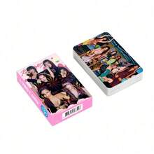 96张KATSEYE BEAUTIFULCHAOS迷你贴纸卡片，LOMO卡片 - 彩色 - 查看 5