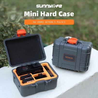 For Osmo Action 5 Pro/4/3 Mini Hard Shell Case,Portable Storage Bag, Perfect For Holiday Travel, Outdoor Adventurers, Campus Photography And Ideal Gift, Excellent Storage And Protection | Osmo Camera Storage And Protection