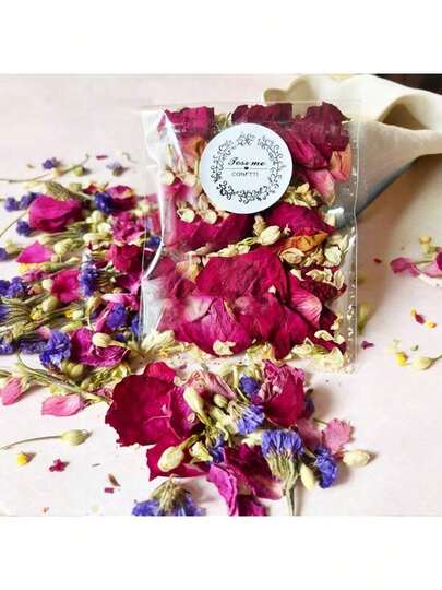 40pcs/Pack 30pcs/Pack Dried Plants Dried Flowers Red Chinaberry Pink Petals, Candle Decor, Dried Flowers Eternal Flower Decor, Real Flower Decor, Suitable For Festivals, Romantic Weddings, Confetti, Home Fragrance, Bath & Shower, Soap & Candle DIY, Party & Wedding Decorations, Suitable For Wardrobe, Kitchen, Shoe Cabinet, Air Freshening, Dried Red Rose Petals, Suitable For Foot Bath, Full Body Spa, DIY Crafts