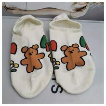 3 Pairs Of Stylish And Versatile Cartoon Boat Socks For Spring And Summer, Soft, Breathable, And Low-Cut Invisible Socks - Multicolor - View 11