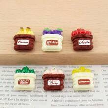 New Burlap Fruit Series Handmade DIY Cream Resin Accessories, Hair Clips, Pendants - Multiple Random - View 5