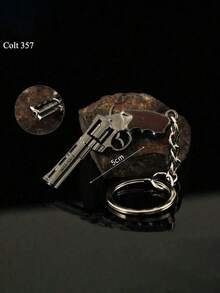 Mini Zinc Alloy Assault Rifle Keychain, Simulated Game Realistic Firearm, Gift For Boyfriend/Husband Birthday - Gun - View 13