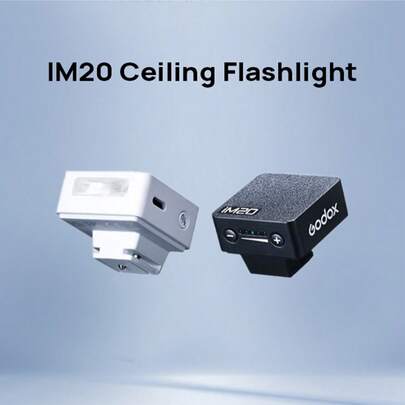 Godox El flash IM20 es un flash universal compacto con montura de zapata para cámara, con cinco ajustes para una luz de relleno precisa. Su diseño compacto y práctico lo hace ideal para fotografía en exteriores, retratos y cámaras sin espejo.