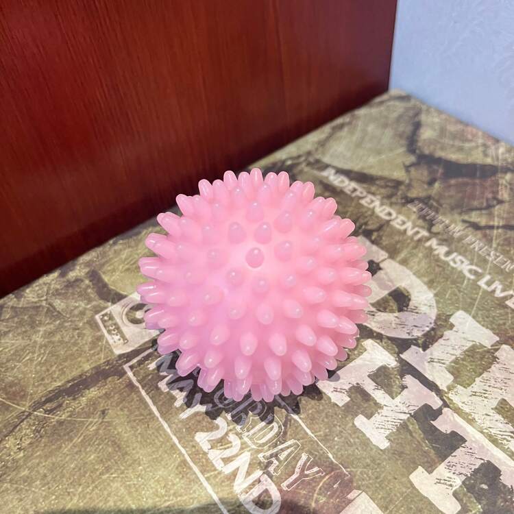 Bola de masaje para relajación muscular, bola de masaje para pies, bola de masaje con púas de yoga para alivio muscular, bola de masaje para hombros y cuello - Multicolor - Añade 19