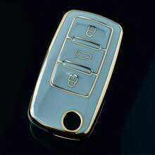 Car Key Fob Cover Protector, Suitable For Magotan, Golf 4/3/5/6, MK6, Passat B5/B6/B8/B7, Touran, Bora, Tiguan, Jetta, Lamando, Octavia, Anti-Drop Anti-Dust Key Holder - Single Pack - View 12