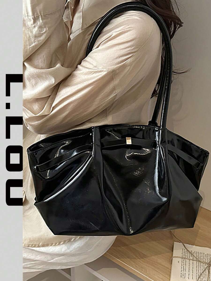 时尚百搭新款手提包，时尚单肩斜挎包，小众设计休闲女包，复古托特包